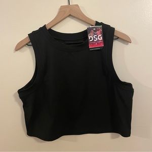 NWT DSG Cropped Workout Tank